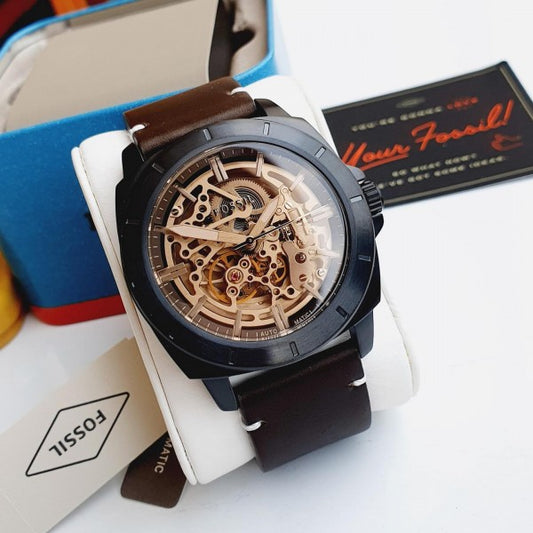 Fossil privateer Automatic Leather Strap (with og box)