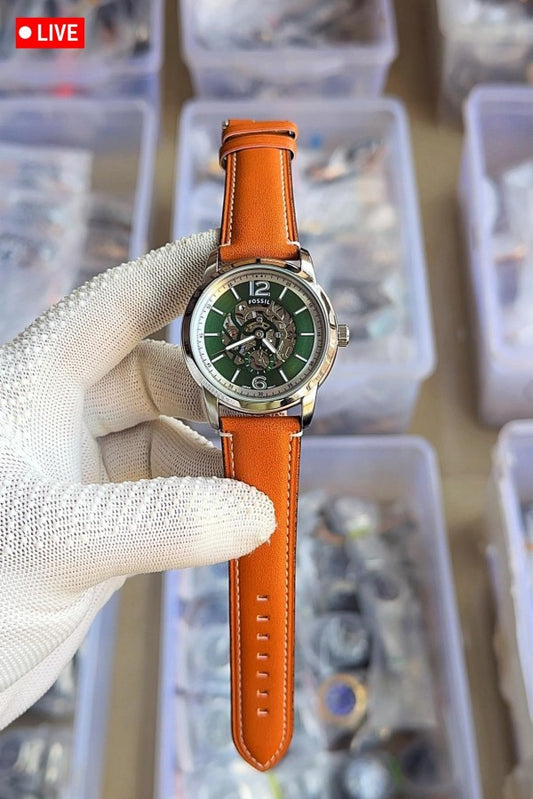 Fossil Heritage Automatic Leather Strap (with og box)