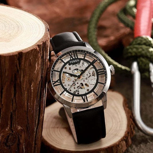 Fossil Townsman Automatic Leather Strap (with og box)