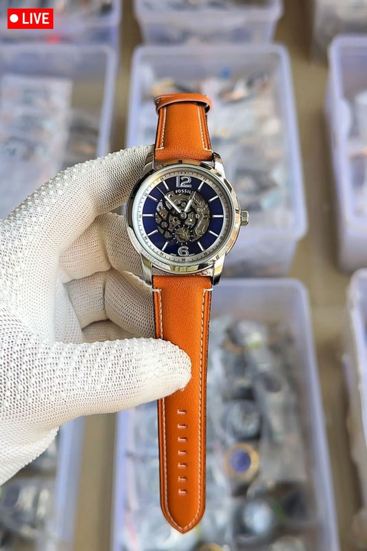 Fossil Heritage Automatic Leather Strap (with og box)