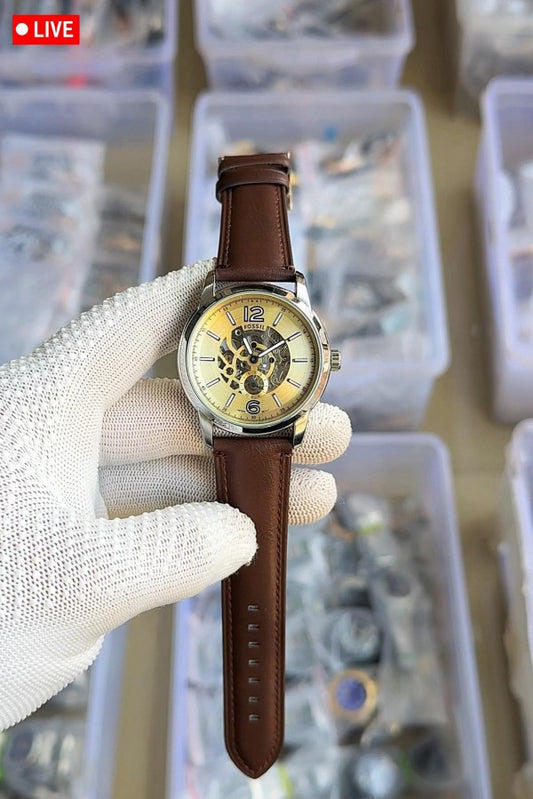 Fossil Heritage Automatic Leather Strap (with og box)