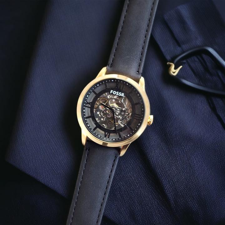 Fossil Townsman Automatic Leather Strap (with og box)