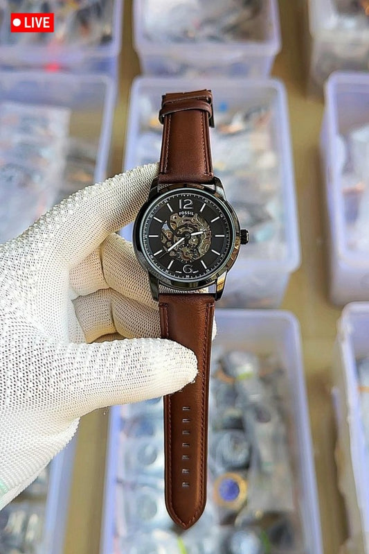Fossil Heritage Automatic Leather Strap (with og box)