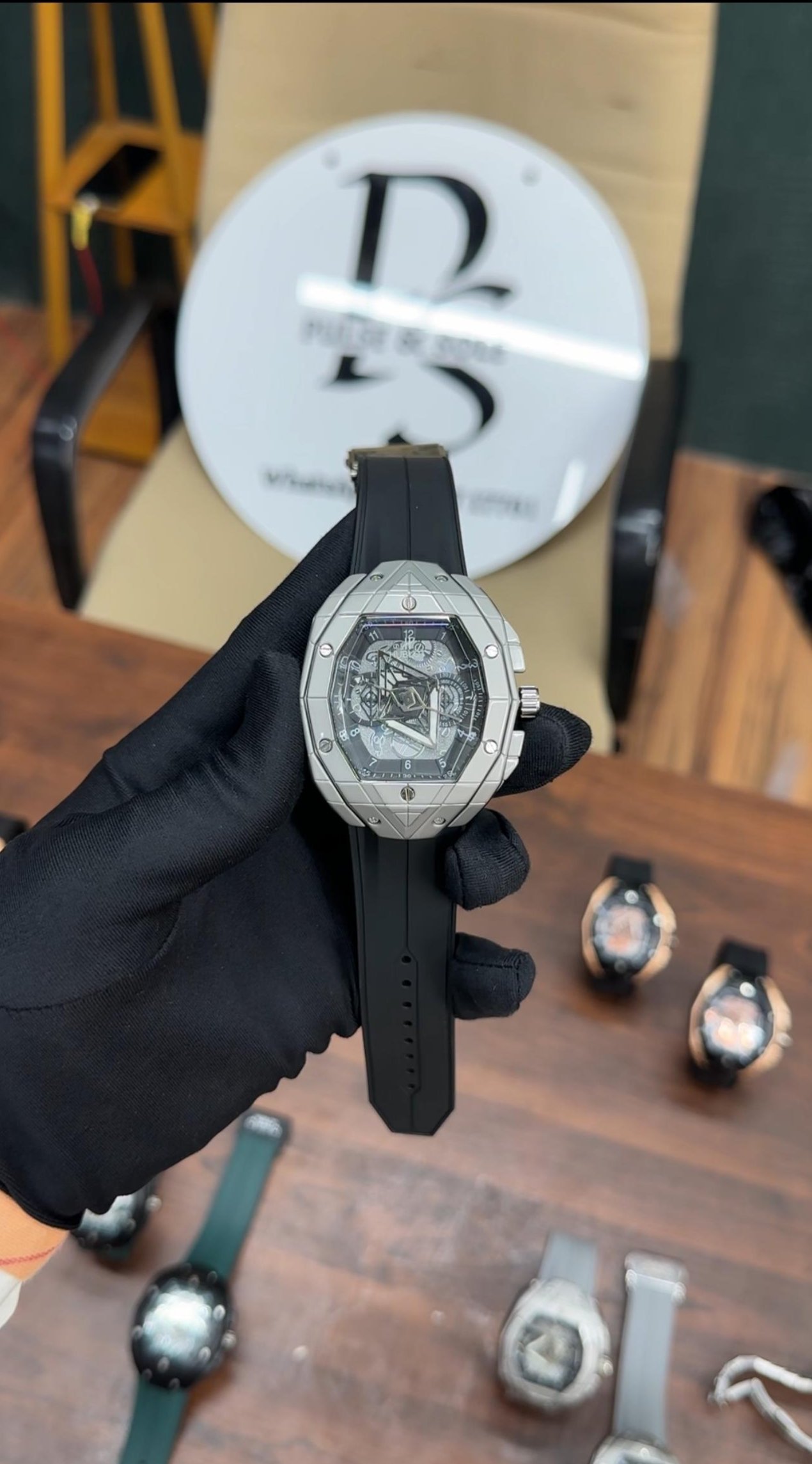 Hublot Spider Big Bang (Silver Black)