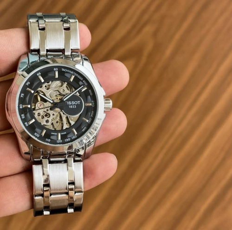 TISSOT 1853 AUTOMATIC PRIMIUM QUALITY METAL WATCH' - Image 4