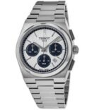 Tissot PRX T-Classic Chronograph White Dial Auto motion Metal Wrist  Watch