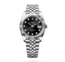 ROLEX DATE JUST PREMIUM DIMOND PREMIUM STAINLESS STEEL WATCH