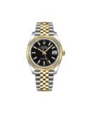 ROLEX OYSTER PERPETUAL DAY DATE 41 MM FLUTED BEZEL WATCH