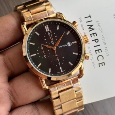 FOSSIL COMMUTER STAINLESS STEEL PREMIUM WATCH