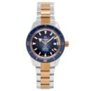 RADO CAPTAIN COOK BLUE DIAL METAL WRIST WATCH