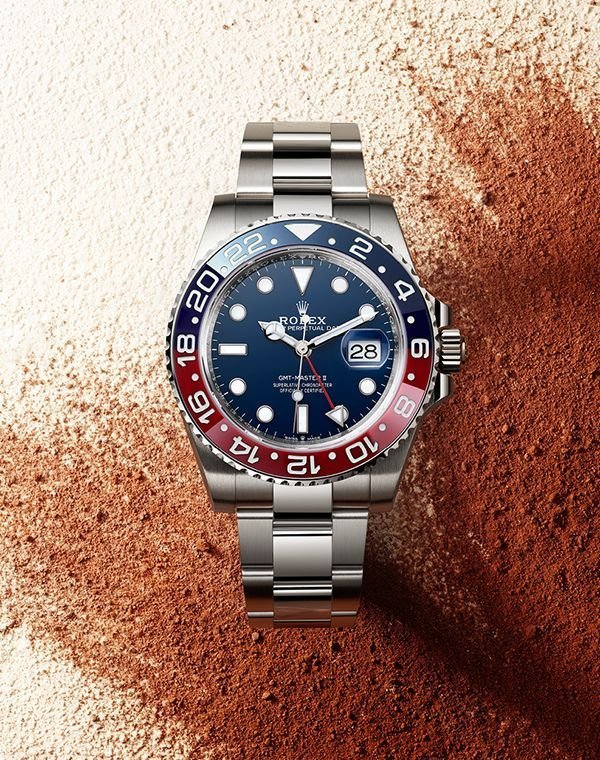 GMT-Master II red and blue Cerachrom bezel black dial - Image 2