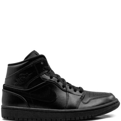 Air Jordan 1 Mid "Triple Black" sneakers