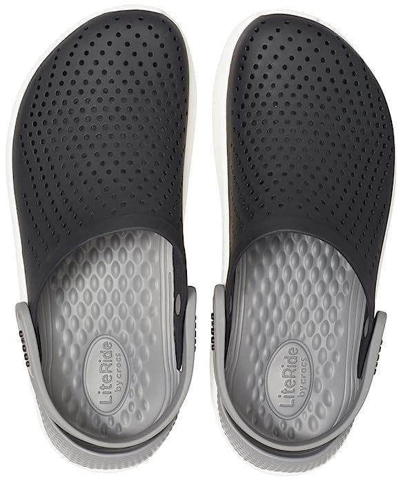 Crocs Men Literide Clog Black and white - Image 3