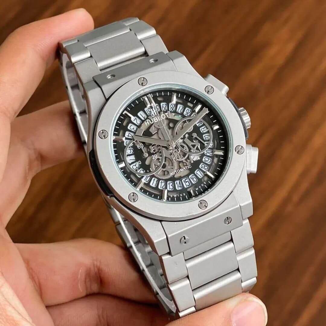 Hublot Silver Grey Metal Watch - Image 4