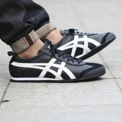 Branded Tiger Sneakers Mexico 66 Black White For Men's