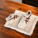 Branded Tiger Sneakers Mexico 66 Cream Coffee