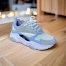 Branded B22 White Light BLue Sneakers For Mens