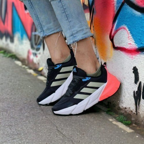 Branded Adistar Running Shoes Black White Red - Image 2