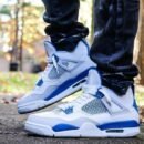 Branded AIR Retro 4 Military Blue