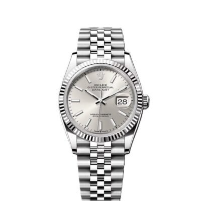 Rolex Date just 36 silver dial