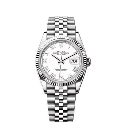 Rolex Date just 36 white dial