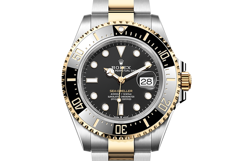 Rolex Sea-Dweller yellow gold Bezel and black dial - Image 5
