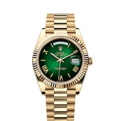 Rolex Day-Date 40 – Green Dial – Yellow Gold