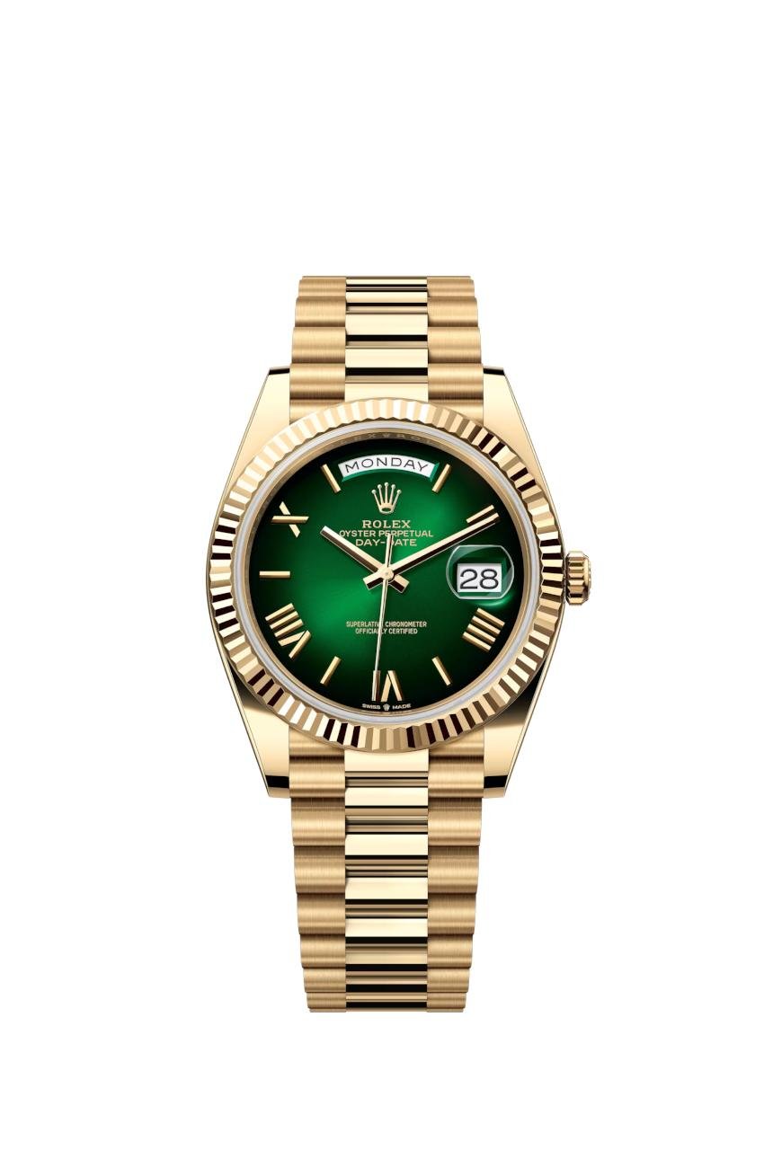 Rolex Day-Date 40 – Green Dial – Yellow Gold